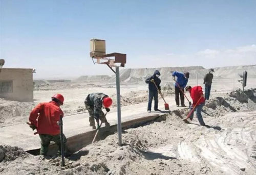 礦區(qū)1號地磅清理現(xiàn)場